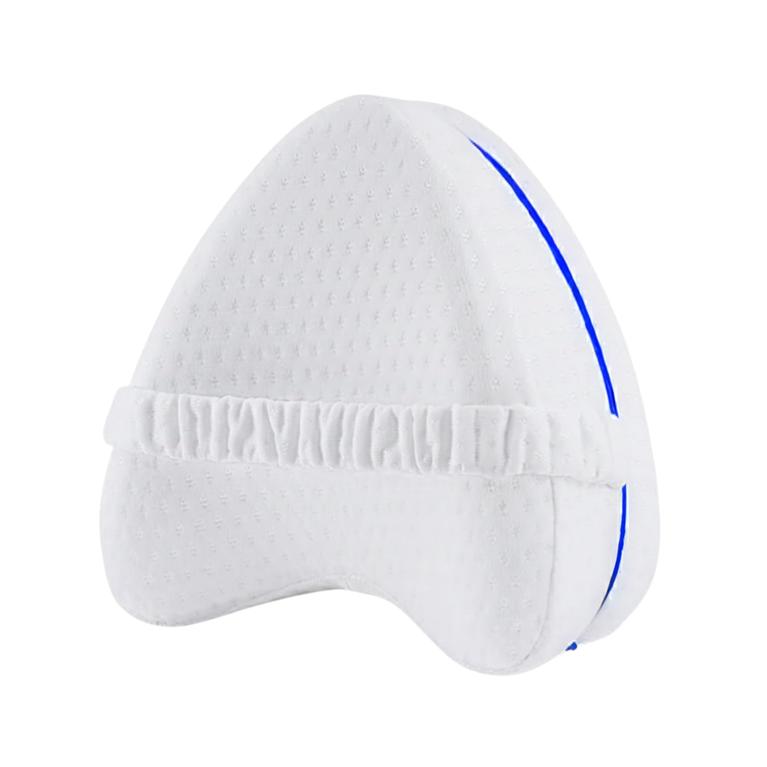 Cuscino per ginocchia per chi dorme sul fianco, cuscino ortopedico per gambe per dormire senza dolore, cuscino ergonomico in memory foam viscoelastico, rivestimento traspirante con fascia elastica