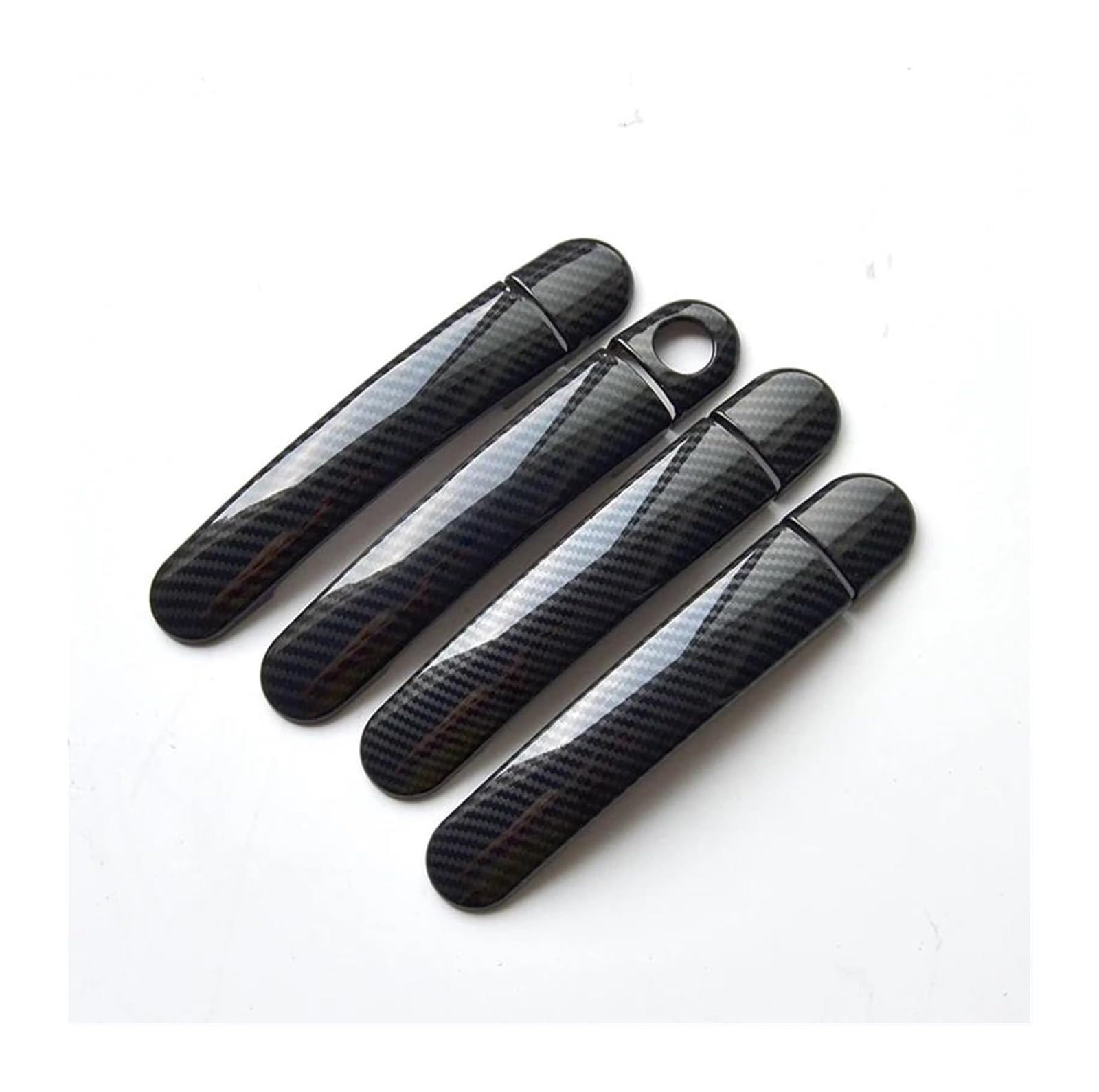 Hckclmbmzw A For Golf 5 Mk5 For V Rabbit 1K 2000-2009 Carbon Fiber Chrome Car Door Handle Cover Styling Ccessories Sticker Door Handle Cover(A)