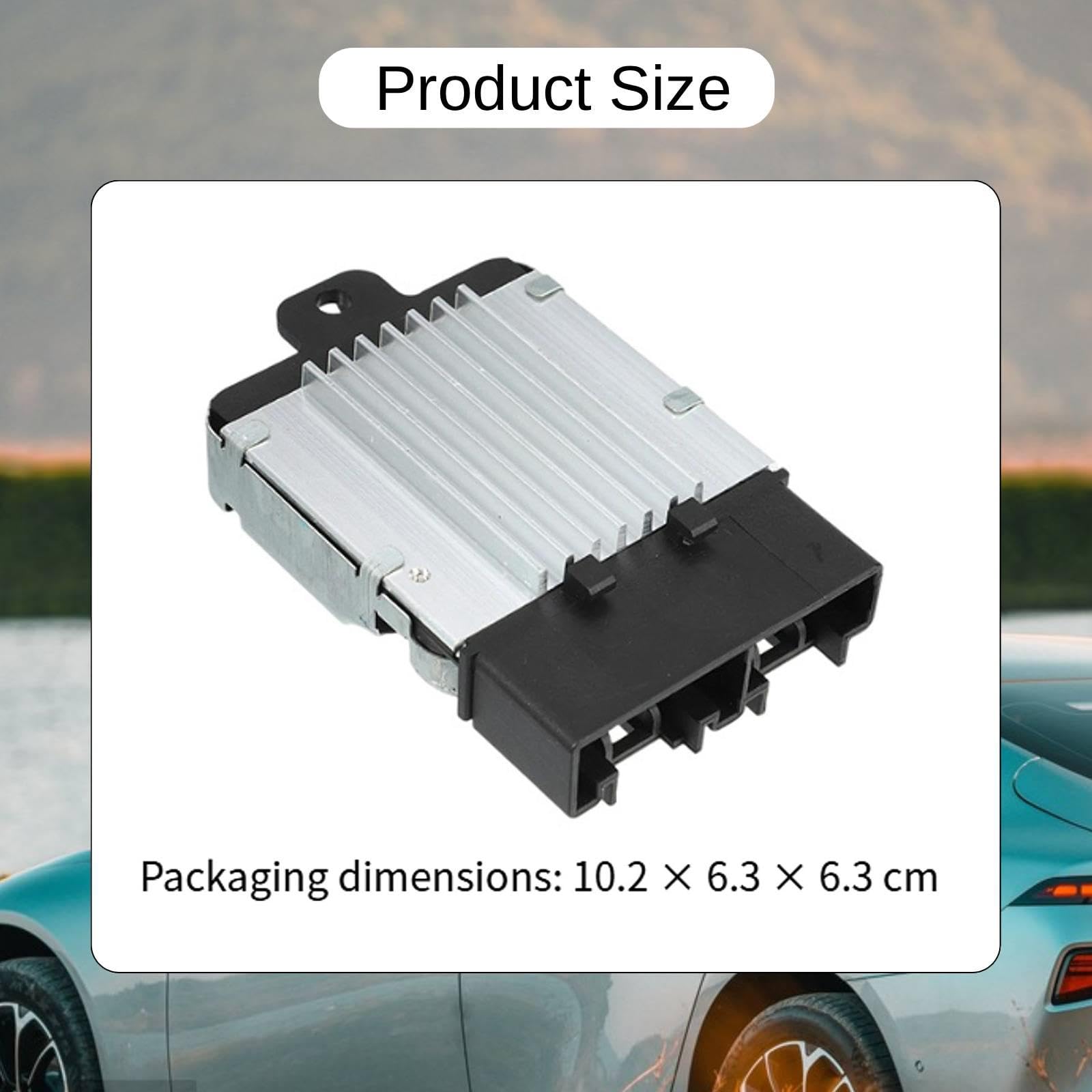 Blower Motor Resistor Componente Motore Riscaldamento Ricambio Originale Facile da Installare Costruzione Solida Alluminio Adatto per Officine
