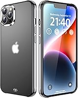 Vista 1 de ORIbox Funda para iPhone 13 Pro Max, funda translúcida mate con bordes suaves, ligera, para iPhone 13 Pro Max, funda negra para mujeres, hombres
