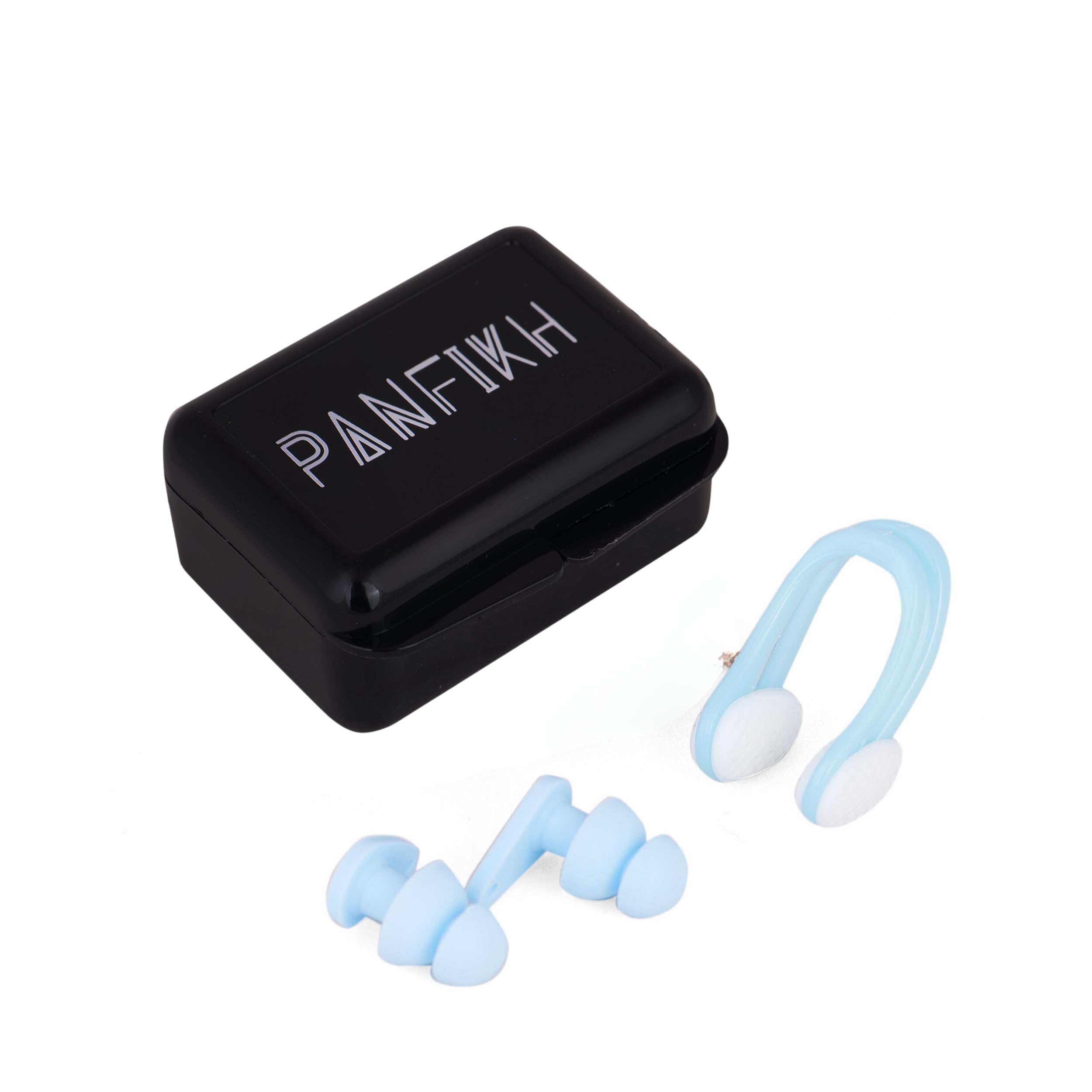 PANFIKH Professional Swimming Ear Plugs for Men and Women I Soft Silicone Nose Clip for Swimming I Swimming Accessories for Kids and Adults I Custom-fit Ear & Nose Protector Swim Sets - Blue (B0D3VJLKKY) Amazon Price History, Amazon Price Tracker