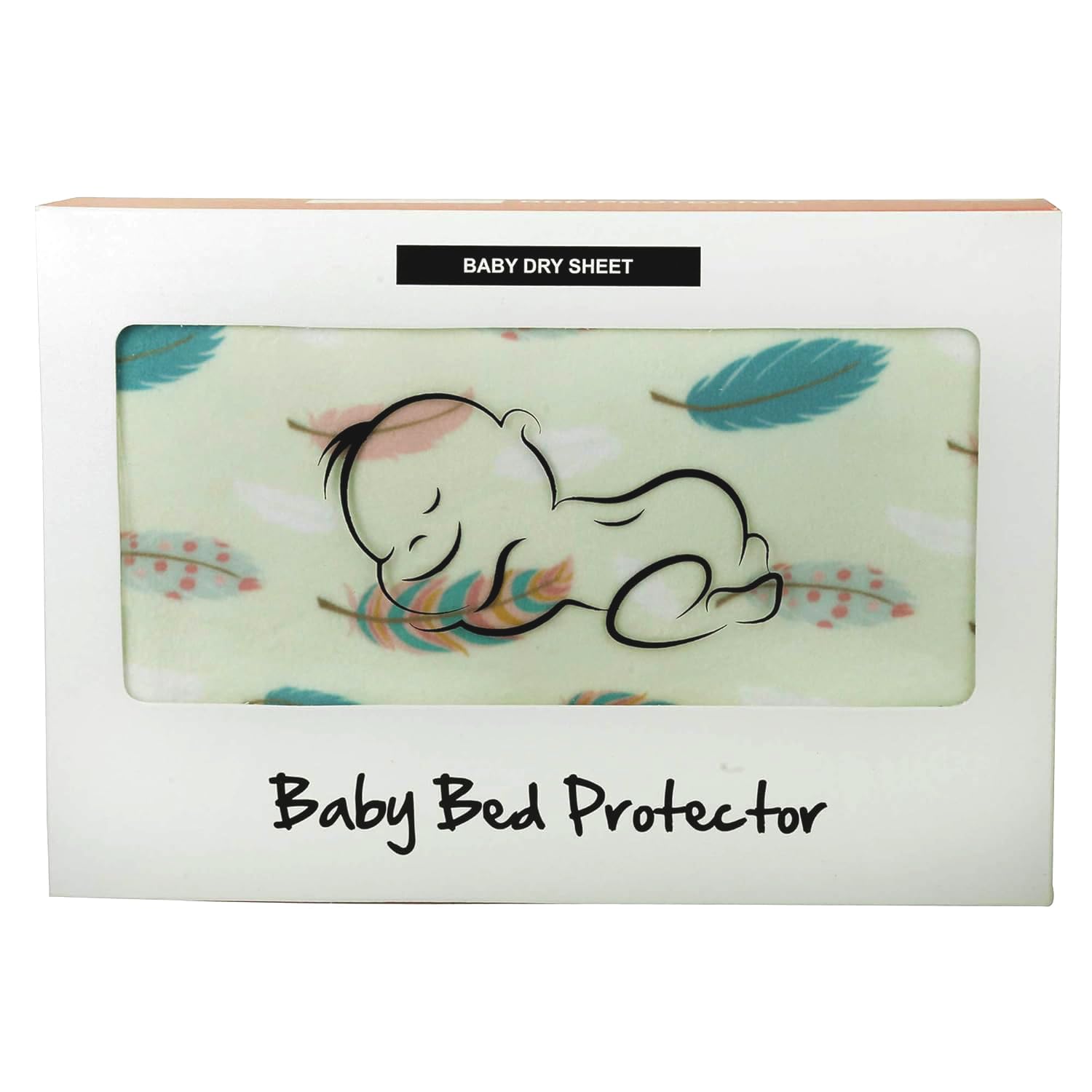 Zikku Printed Dry Sheets for Baby Large Size Soft |Comfortable |Extra Absorbency|Fast Dry (100x140 cm, Green, Leaf Print)