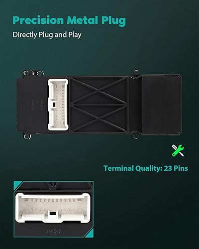 Miniatura 4 de SCITOO Interruptor de elevalunas eléctrico 35750-SHJ-305 Interruptor de elevación de la ventana del lado del conductor delantero para Honda Odyssey