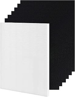 LOHILL Air Filter for Winix ZERO Air Purifier P300 (AZBU330-HWB), True HEPA & Activated Carbon Replacement Filter (1 HEPA Filter + 6 Carbon Pre-Filters)