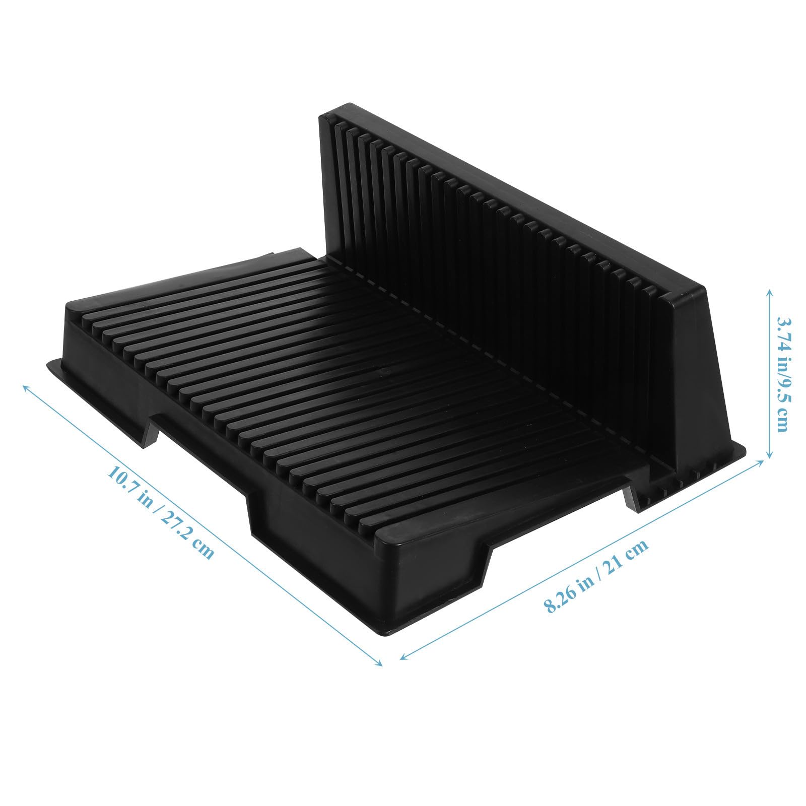 Operitacx Support de Circuit Imprimé Esd 25 Emplacements en Abs Noir, Résistant à L'usure et Déformation, Rack de Séchage pour Gpu et Cartes Électroniques