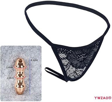 YWZAO Anal Plug Women Panties Thong Black N11 (Combination H, 36-40) :  Amazon.ie: Fashion