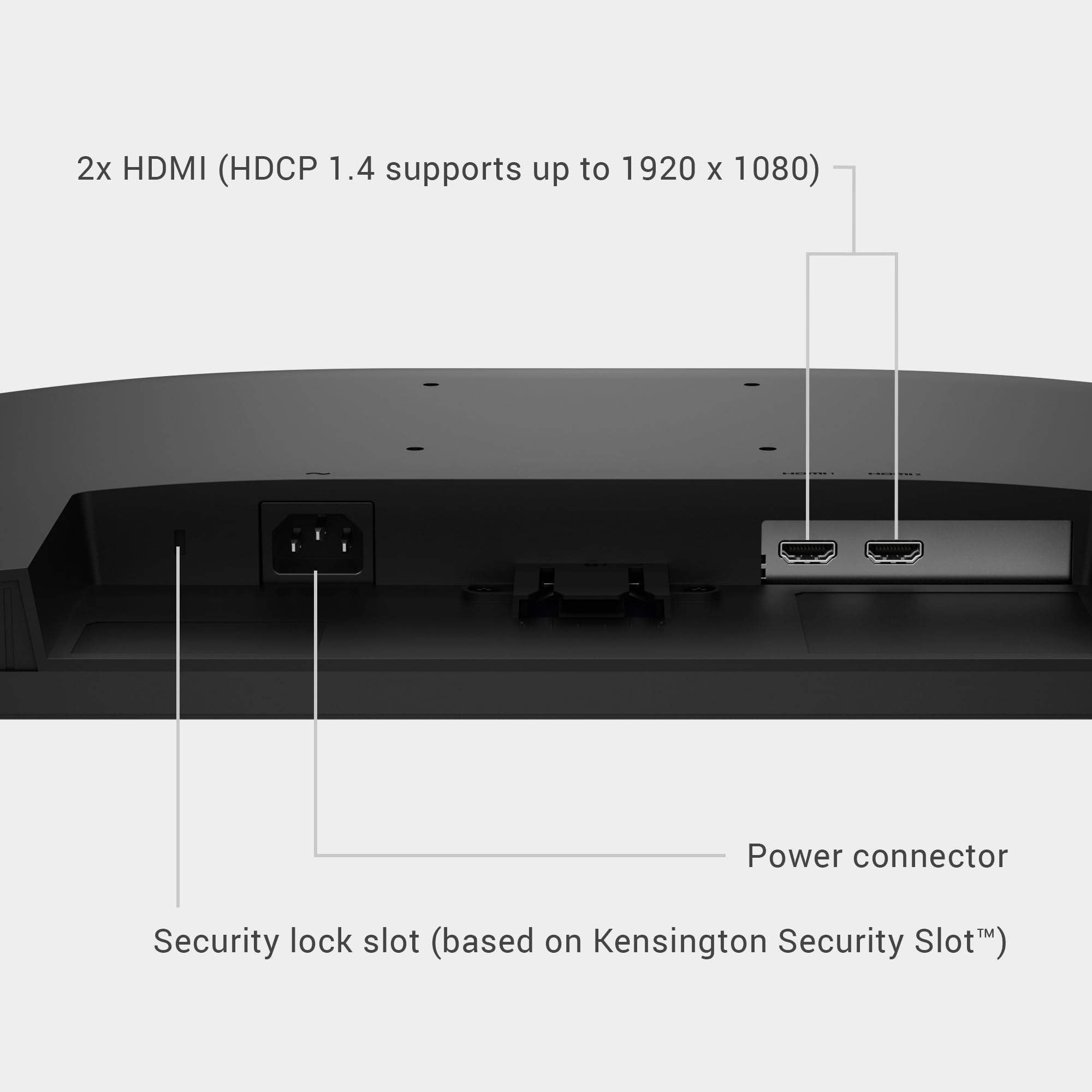 Dell 24 Monitor - SE2426HS, Full HD (1920x1080), 144Hz, IPS, 1ms MPRT, AMD FreeSync, Height Adjust, VESA (100x100mm), 2 HDMI, 3 Year Warranty, Black — view 10