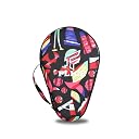 FLICK Fusion Table Tennis Racket Hard Case/Cover - Shockproof Protective EVA-PU Round Case | Stylish & Durable Cover for TT Paddles | Lightweight, Scratch-Resistant Design gallery image