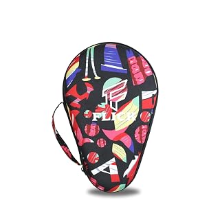 FLICK Fusion Table Tennis Racket Hard Case/Cover - Shockproof Protective EVA-PU Round Case | Stylish & Durable Cover for TT Paddles | Lightweight, Scratch-Resistant Design
