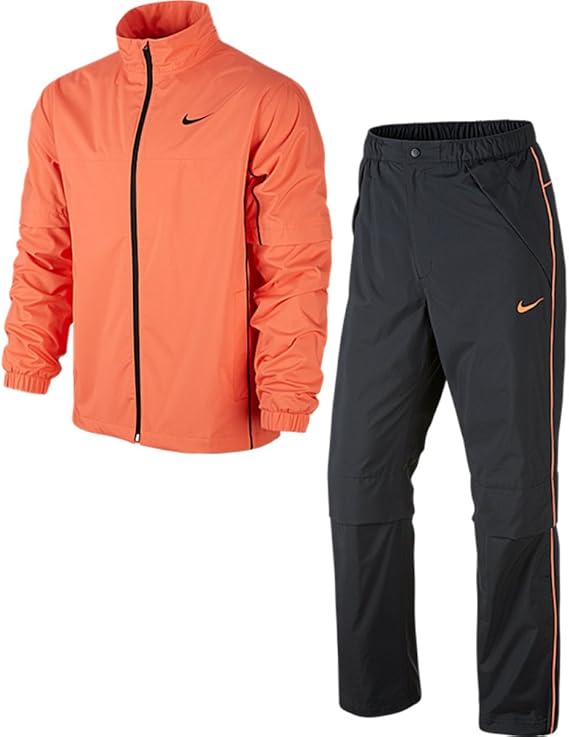 Amazon ナイキゴルフ ゴルフ レインウェア メンズ タｰフオレンジ ブラック タｰフオレンジ ブラック 日本 2xl 日本サイズ2l相当 メンズ 通販