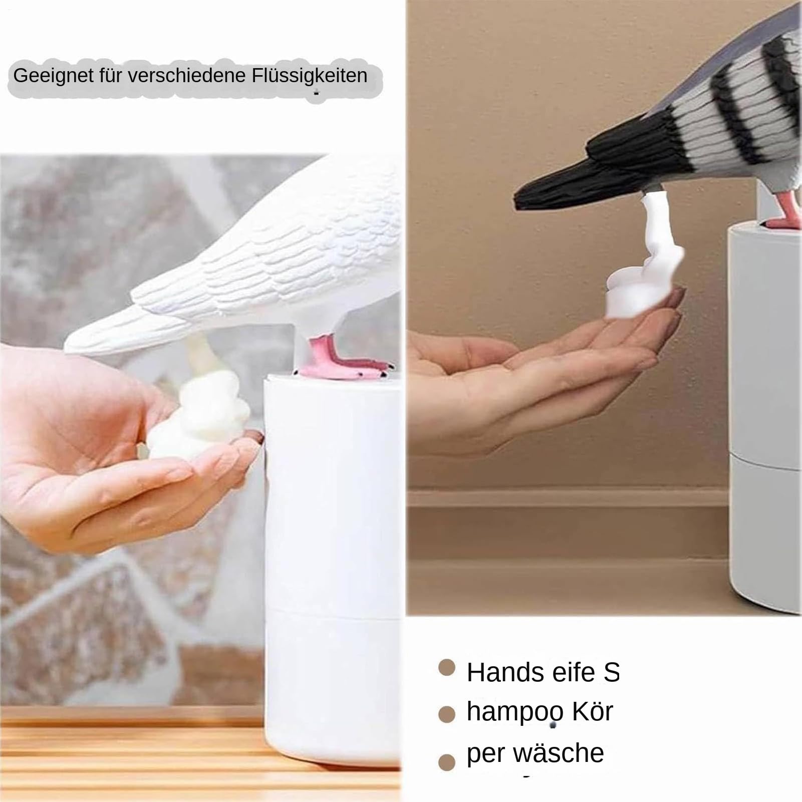 Dispenser automatico di sapone con sensore intelligente | Dispenser di sapone in schiuma senza contatto per hotel, ristorante, appartamento, centro commerciale, cucina in affitto