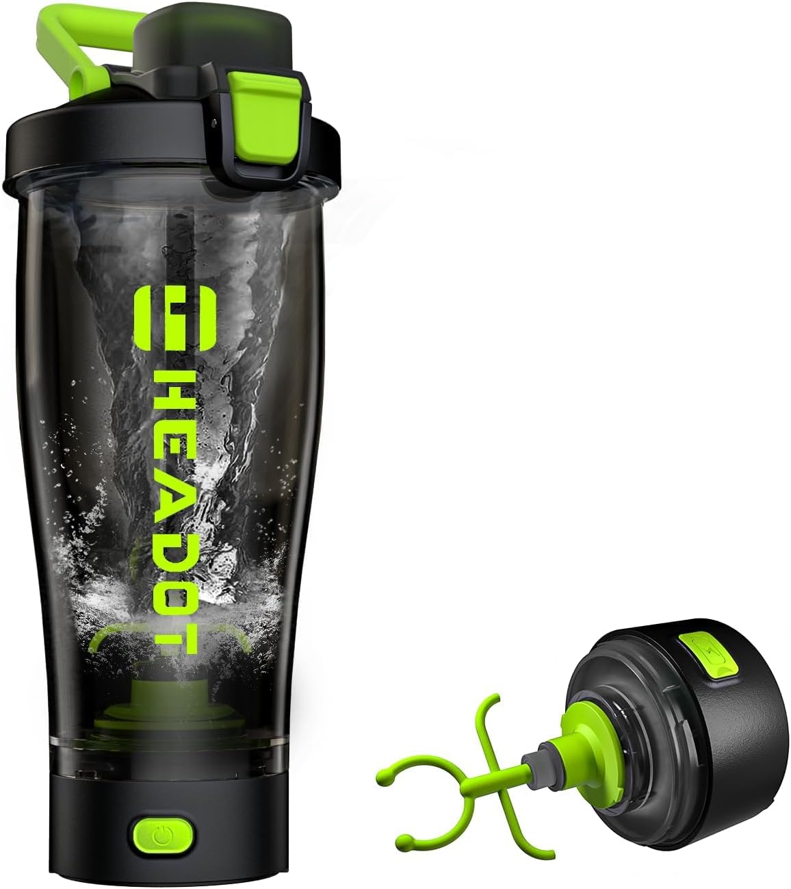 Electric Protein Shaker Bottle,Shakers Cups for Protein Shakes and Meal Replacement Shakes, 24 Oz Echargeable Type-C Blender Bottles
