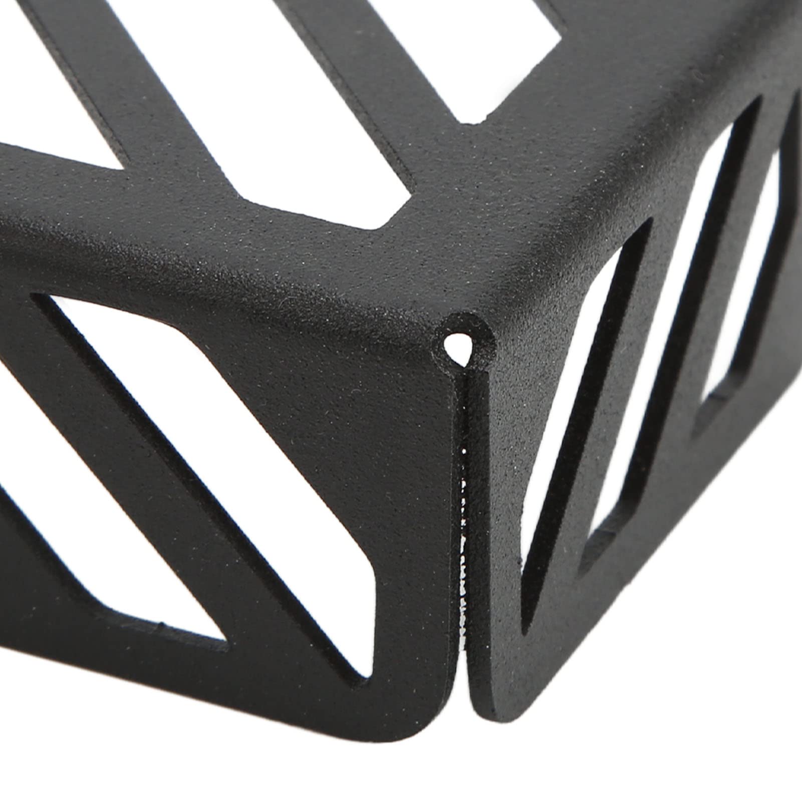 Osłona Tylnego Zbiornika Płynu Hamulcowego Osłona Zbiornika Tylnego Hamulca ze Stali Węglowej Protector Wymiana Akcesoriów Motocyklowych dla CB125R CB2150R CB250R CB300R CB500X(czarny)