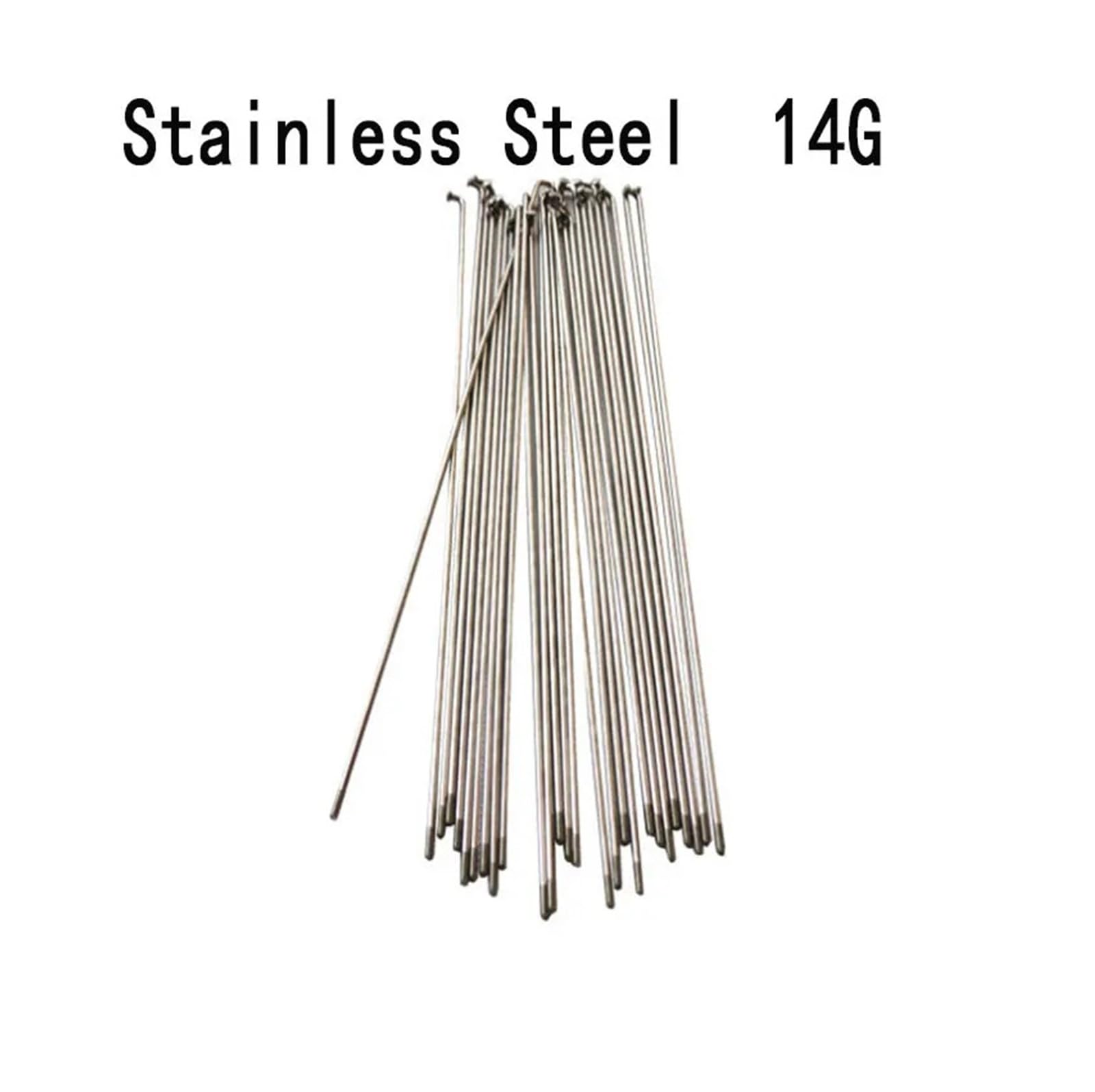 Accessoire VTT Route Rayons Vélo Keenso Acier Inoxydable 14G - 220/245/270mm J Bend Rayons Acier Inoxydable 14G J Bend Keenso