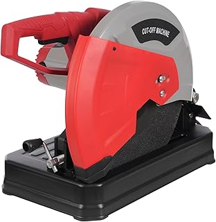 Chop Saw, 14 -Inch 2800W Portable Adjustable Angle Metal Chop Machine Heavy Duty Cutting Modern Cut Off Saw Floorstanding Cutting Machine with Locking Device for Steel Rebar Iron Aluminum