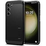 Spigen Tough Armor Designed for Galaxy S23 Case (2023) [Kickstand] [Military-Grade Protection] - Black
