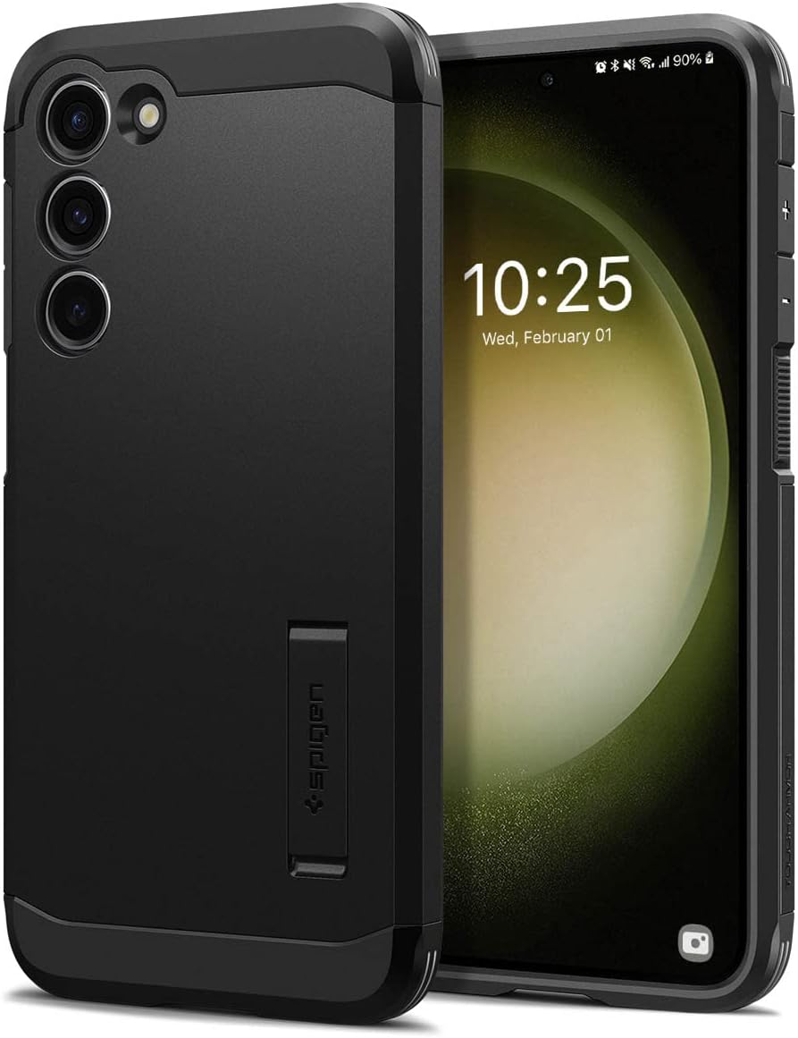 Tough Armor Designed for Galaxy S23 Case (2023) [Kickstand] [Military-Grade Protection] - Black