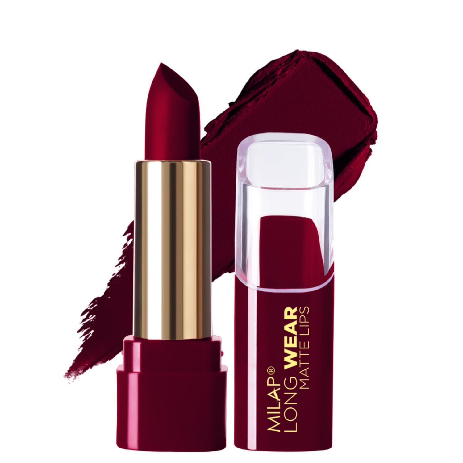 Long Wear Matte Waterproof lipsticks for Women long lasting | Hydrating Smudge Proof Organic Stick Lipstick | Lip Color Gifts for Women