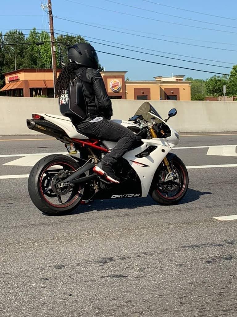Motorcycle License Plate Frame TikTok Made Me Buy it Trend If You Can Read This Back Up Funny Back Up Holder Funny Car Gift Men Women Your Too Close (Frame + Backpack Combo)