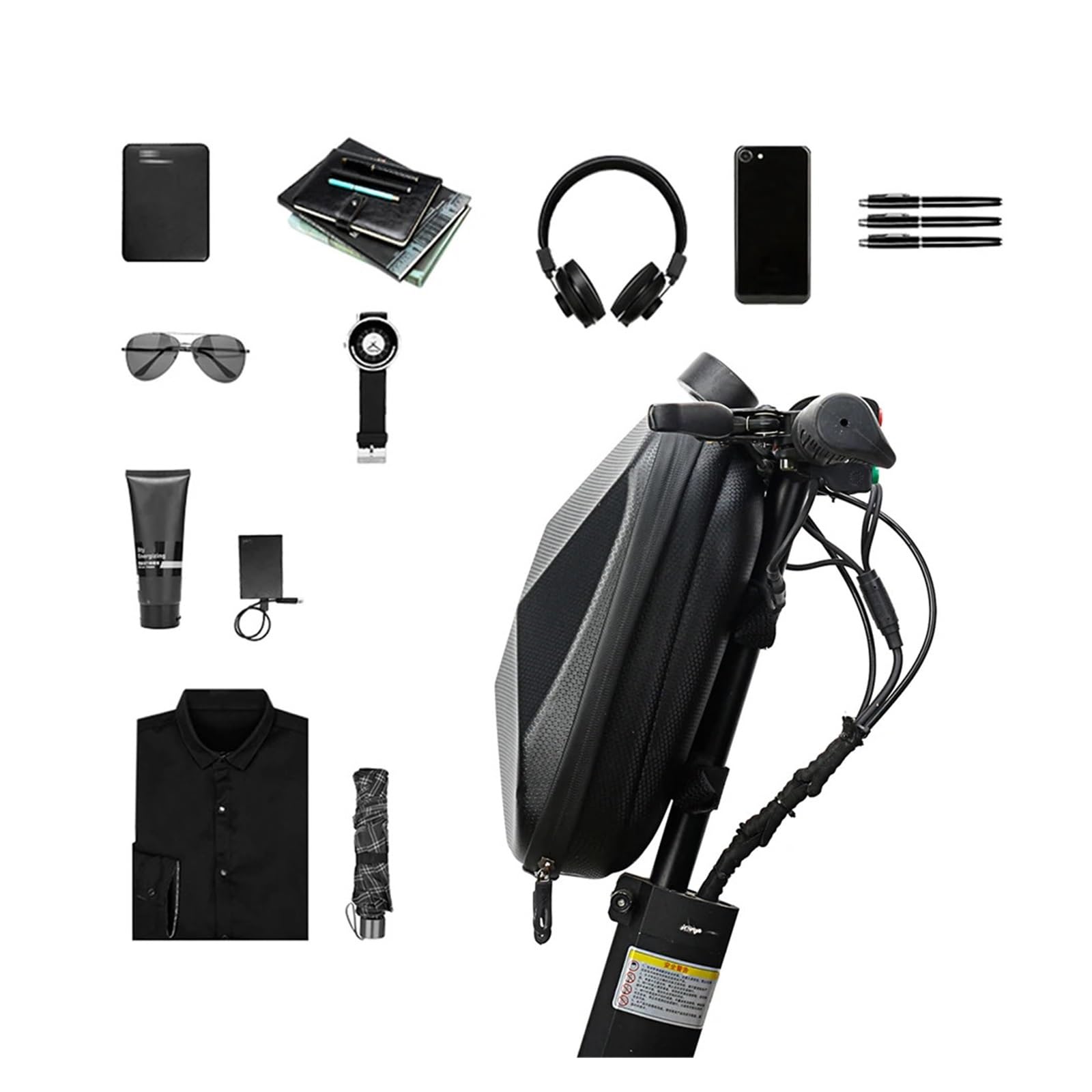 Tasche for Elektroroller, 4 l, for Elektro-Skateboards, M365-Roller, Vordergrifftaschen, Wasserflaschentasche, Zubehör for Elektroroller(A 4L)