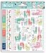 DRAEGER PARIS 1886 Toga stf102 Lama – 69 Pegatinas de Papel Verde/Rosa/Orange/Azul 15 x 17,5 x 0,2 cm