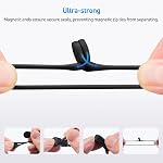 Cable Matters 10-Pack Silicone Magnetic Cable Ties (Magnetic Cord Ties, Magnetic Zip Ties/Cord Organizer) in Black and White | Black and white, magnetic cable cable tie ties, cable ties, cable holder