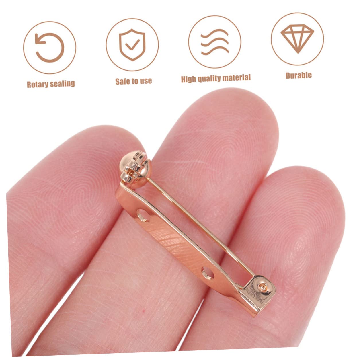 40stücke Sicherheitsnadeln Für Broschen Schmuckzubehör Brooch Für Anstecknadeln Für Bastelprojekte Und Textilgestaltung