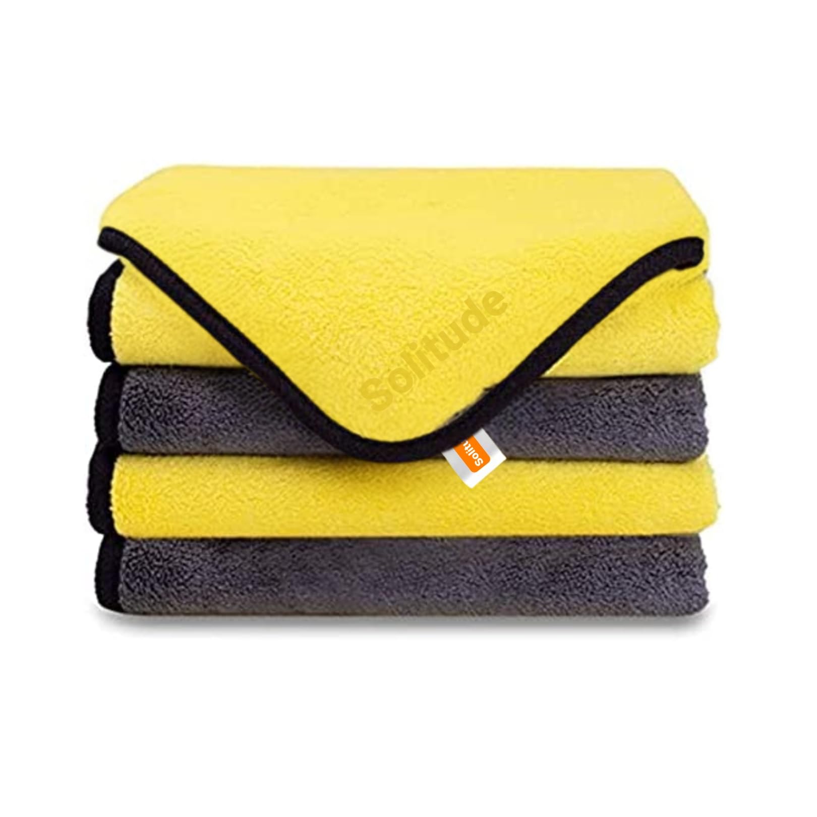 Solitude Multipurpose Microfiber Cleaning Towel Cloth 400 GSM Highly Absorbent Dust Lint Free Multi-colour Towels for All Vehicles Bike, Car, Glass Detailing, Cleaning, Washing (Pack of 5, 40 x 40 cm) (B0D8JT2666) Amazon Price History, Amazon Price Tracker