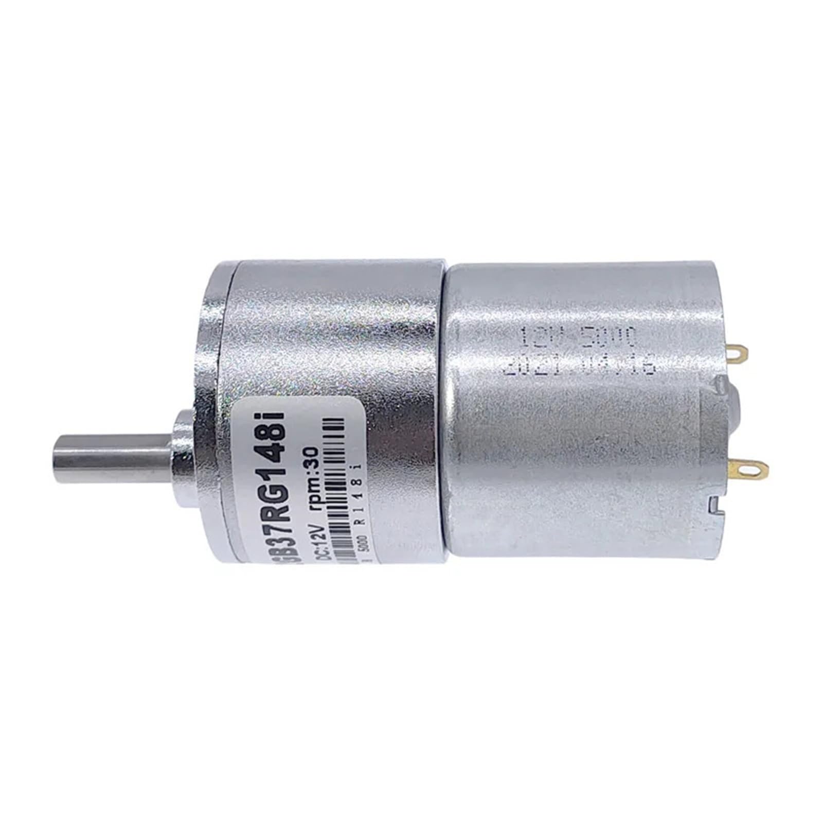 GB37RG Motor de engranaje de alto par 24V CC con soporte de montaje de eje excéntrico 1 Uds(20rpm)