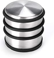 Vista 14 de Sumnacon - Tope de puerta resistente para piso sin necesidad de taladro, tope de puerta de acero inoxidable duradero con goma antideslizante - Tope