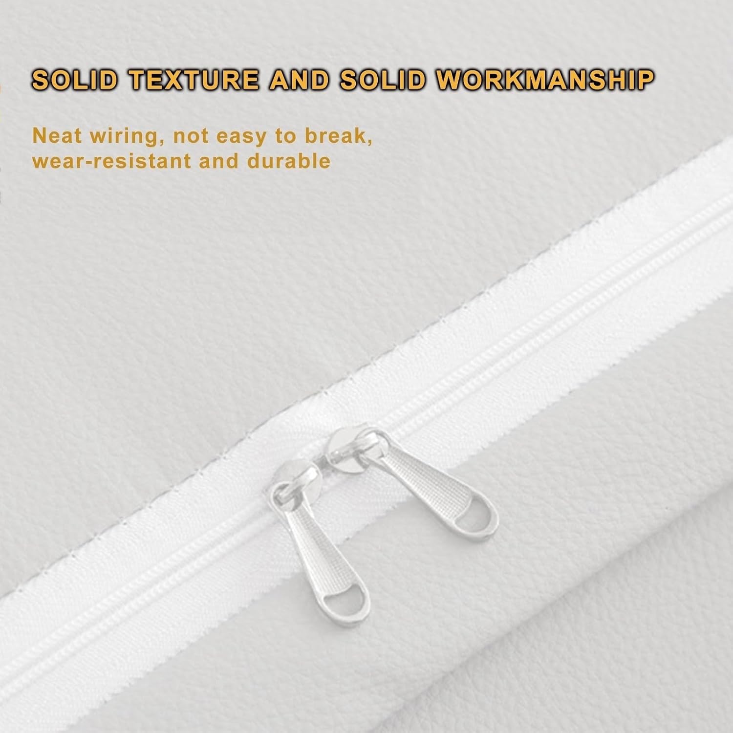 Bed Rest Reading Pillow Bolster, Wedge Pillow Headboard,headboard Pillow Full with Removable Cover,King Size-78.8x7.8x19.6 Inches, White