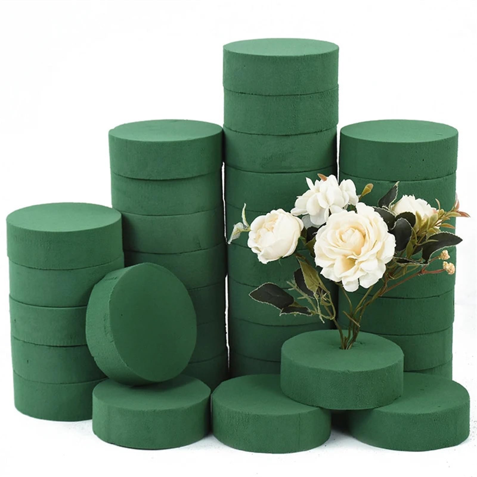 Floral Foam Base Wedding, Pianka kwiatowa 1/6 szt. Bloki z pianki kwiatowej na kwiat na przyjęcie weselne(6pcs)