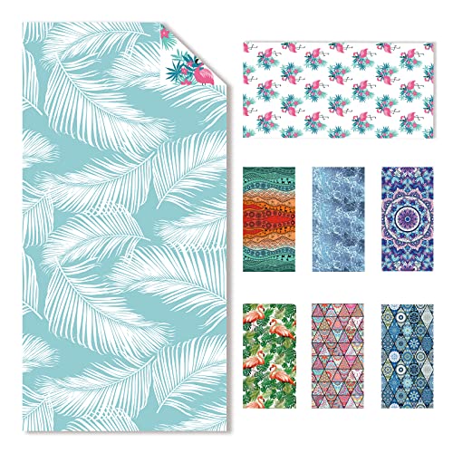 Cabanana Sand Free Beach Towel - Microfiber 32 X 64 Inch Quick Dry Lightweight Towel For Travel Sports Pool Swimming Bath Camping Yoga Girl Women Adults (Island Fern) #TOP3