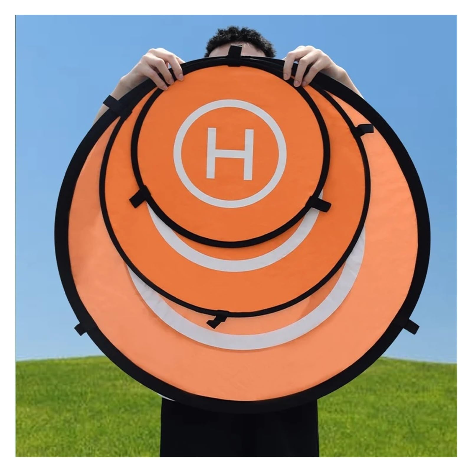 Almohadilla de aterrizaje plegable de 40/55/75 cm para DJI Avata 2/Mini 3-5 Pro/Air 3/2S (almohadilla de aterrizaje de 40 cm)