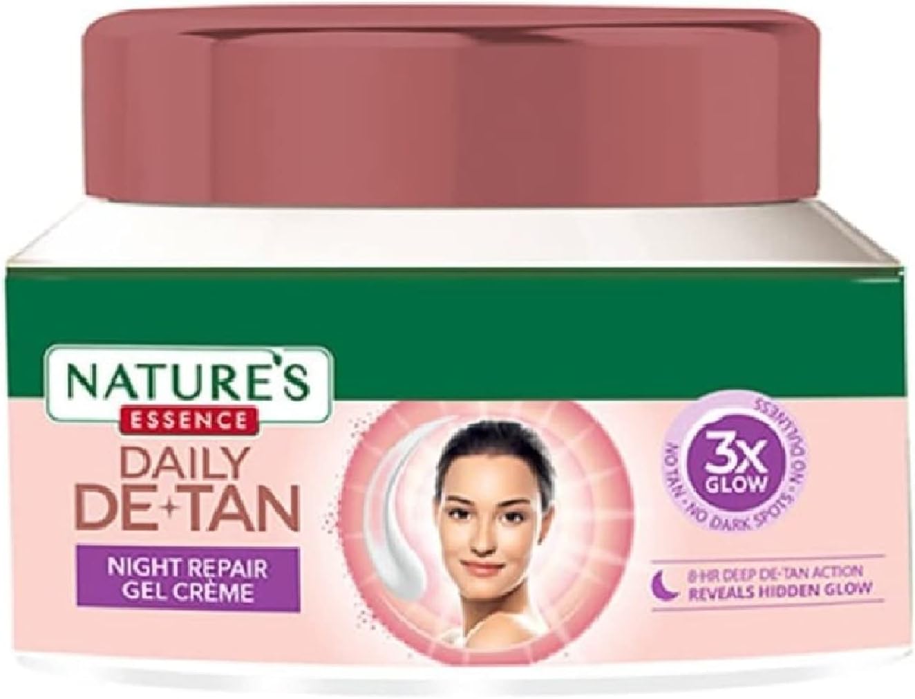 NATURE'S ESSENCEDaily De-Tan Night Repair Gel Crème, 50 g