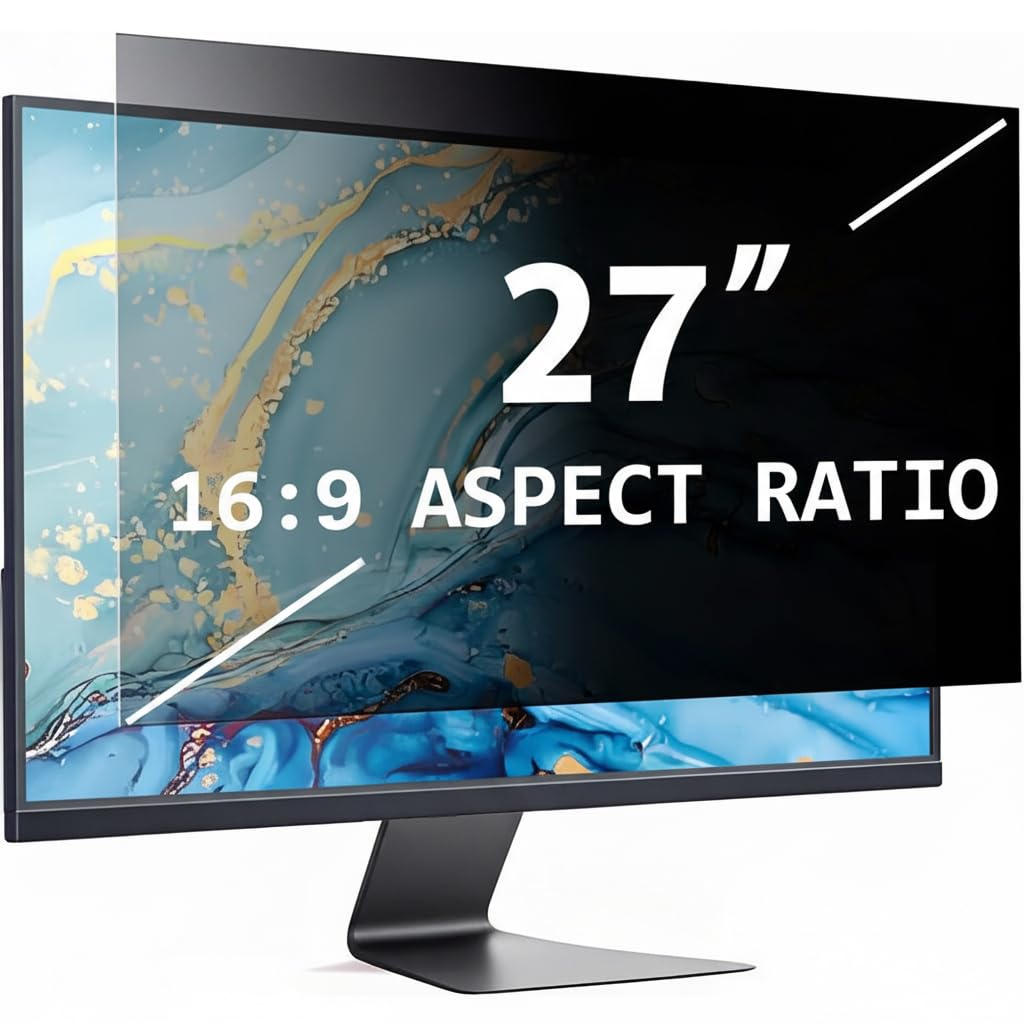 Łatwo zdejmowany filtr prywatności komputera, kompatybilny monitor iMac, bezramkowy monitor, ekran dotykowy, proporcje obrazu 27 cali 16:9, ochrona przed oślepieniem Blue Light Privacy Shield