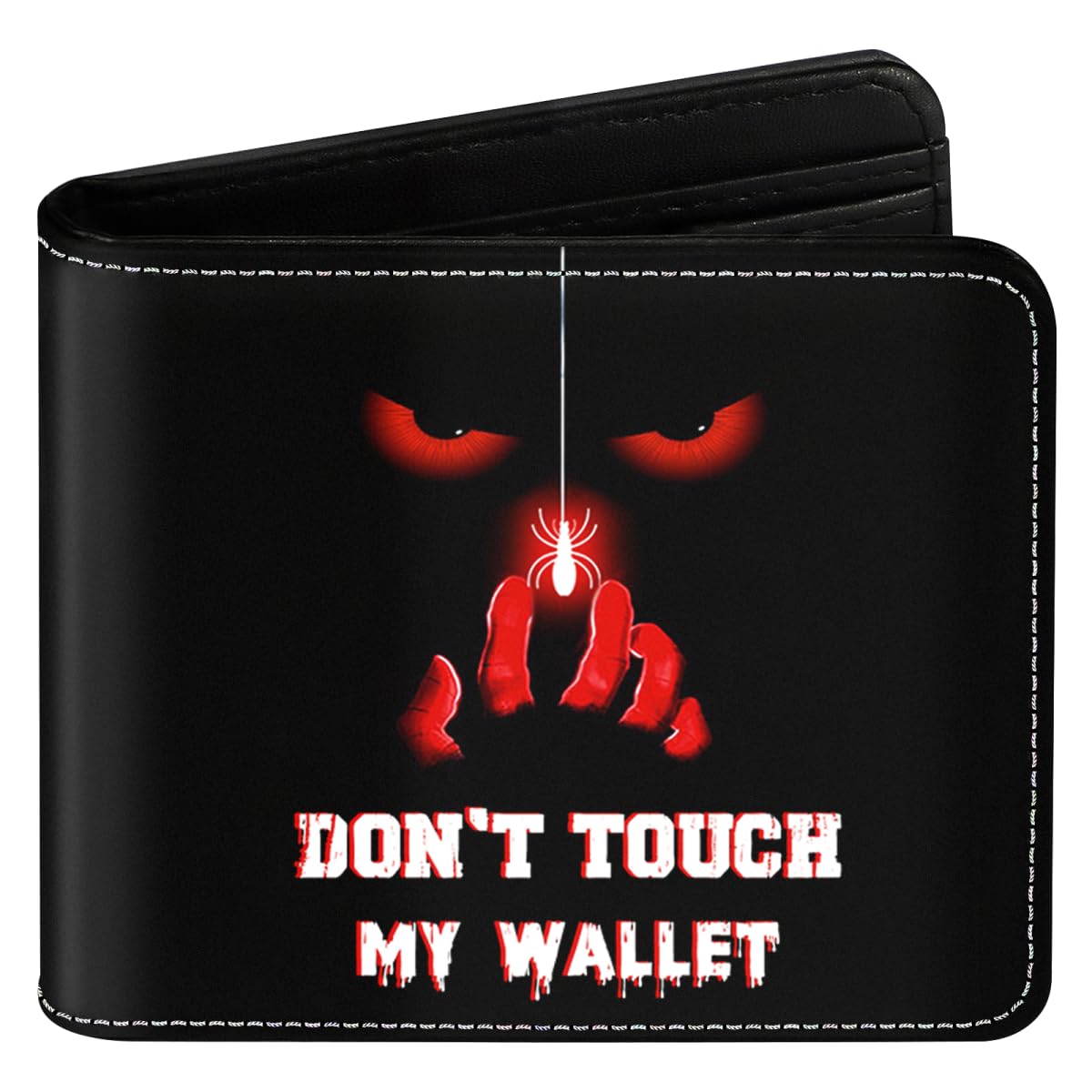 Teen Boys Cool Wallet Funny Leather Wallets Credit Id Card Cash Holder Black Rfid Blocking Zipper Cute Kawaii Aesthetic Wallets With Coin Pocket Id Window For Teen Boy Male Youth Guys Men Teenager