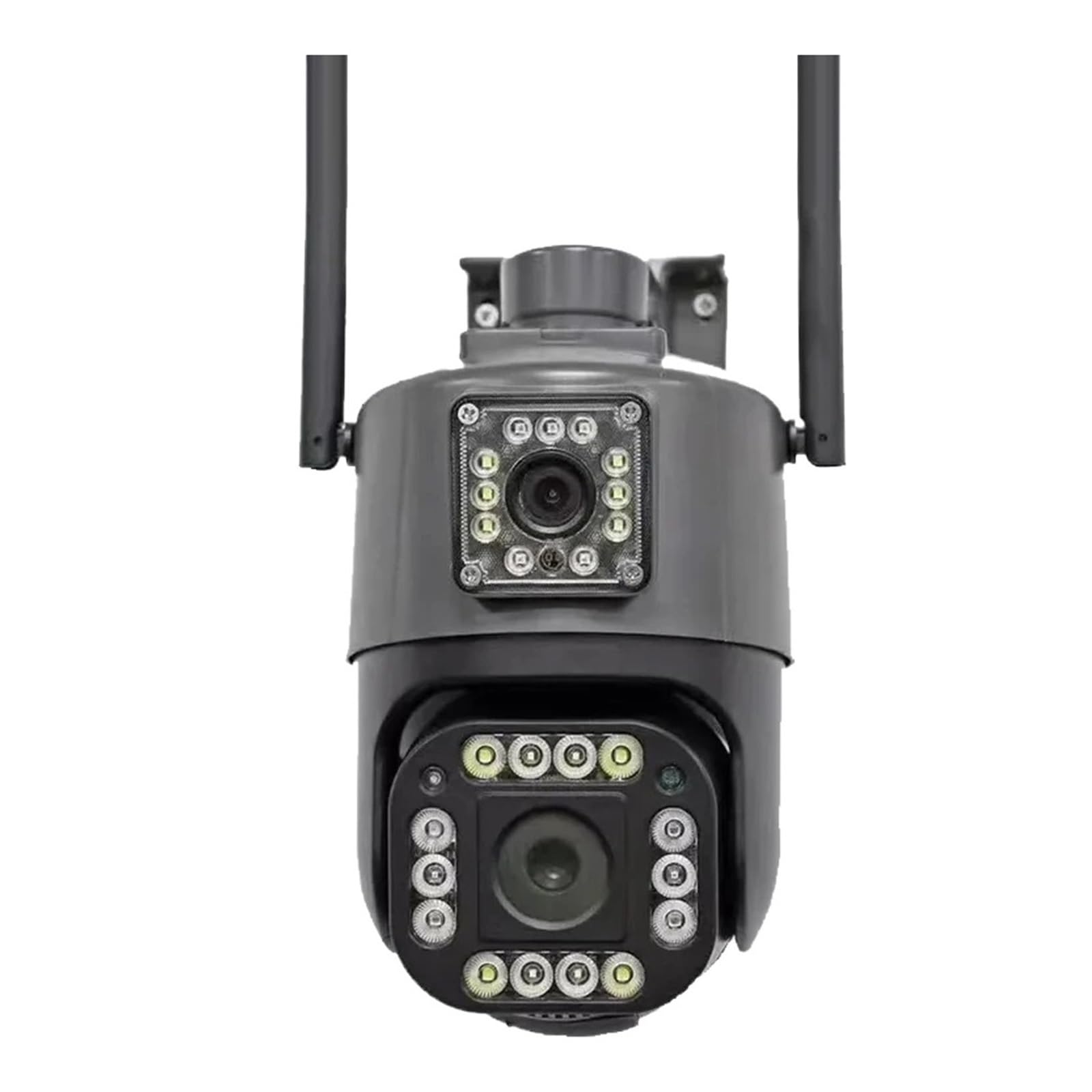 Kamera bezpieczeństwa zewnętrzna, Kamera PTZ 4K 8MP z dwoma obiektywami i podwójnym ekranem Automatyczne śledzenie Dwukierunkowy dźwięk Kolor Night Vision Wodoodporna kamera monitorująca Kamera bezpie