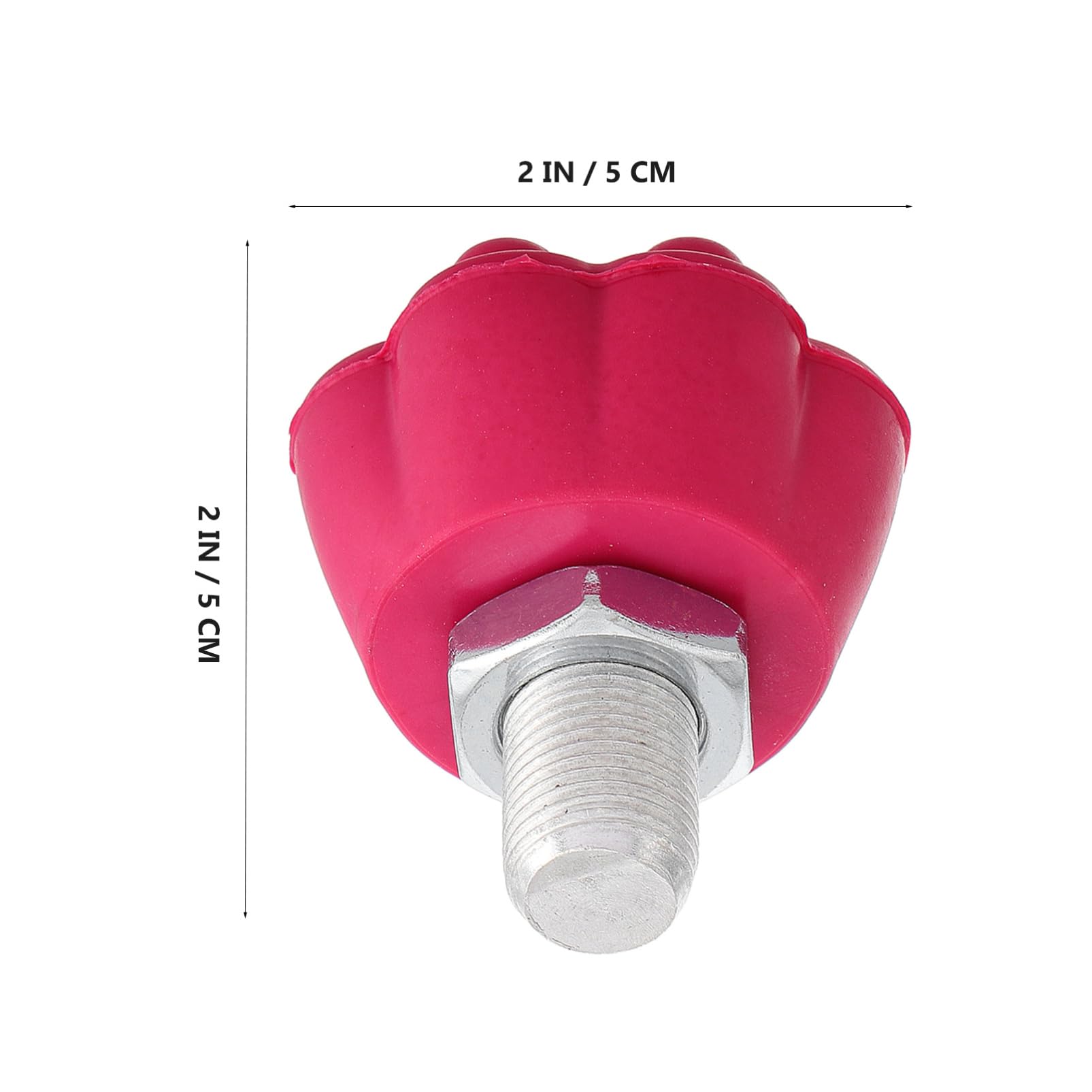 LIOOBO 2Pcs Shaped Rubber Skate Toe Brakes Durable Brake Blocks for Roller Skates Suitable for Indoor and Outdoor Skating Easy Installation Performance