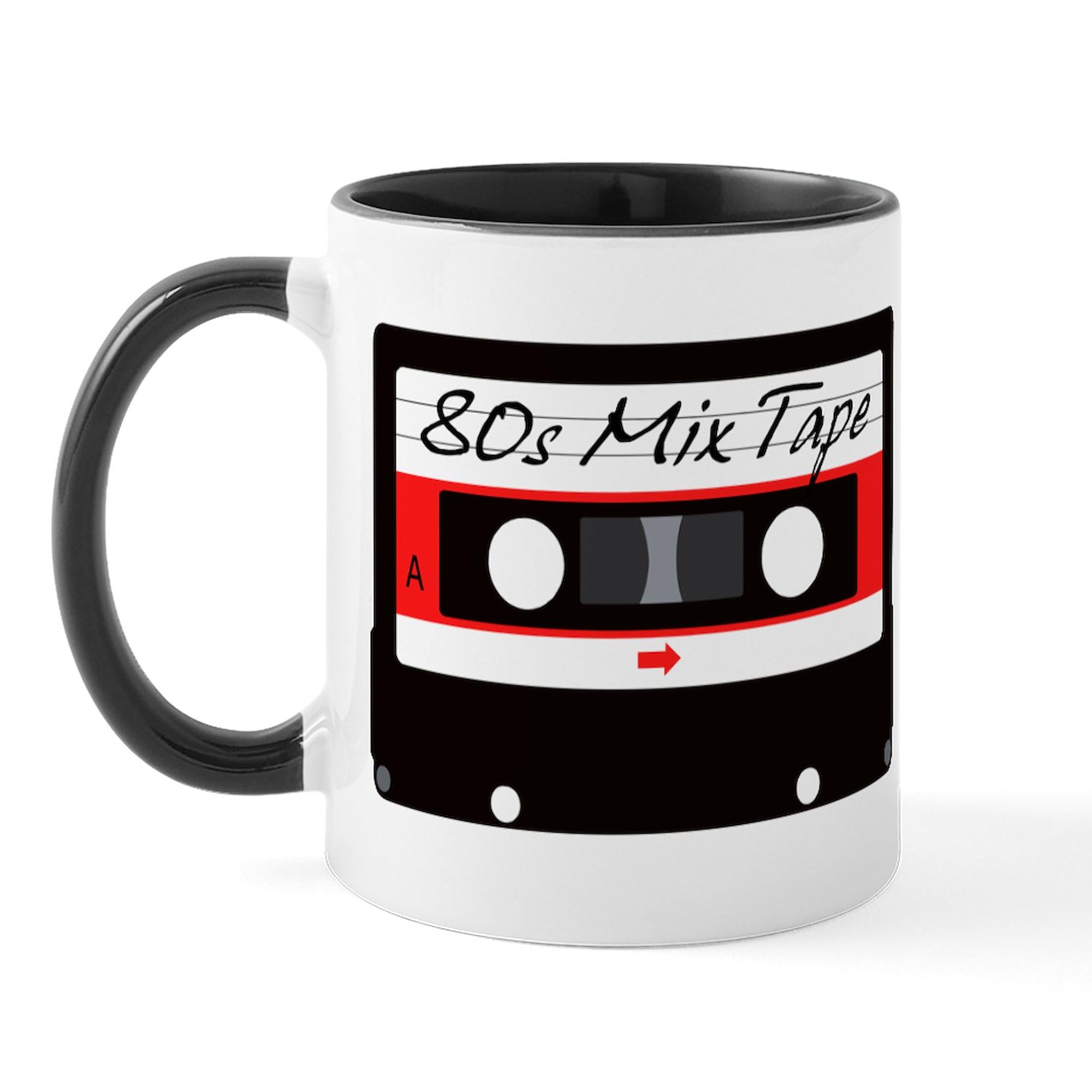 CafePress 80S Music Mix Tape Cassette Mug 11 oz (325 ml) Ceramic