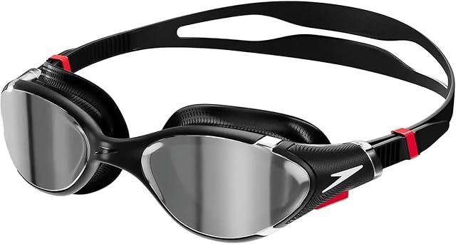Speedo Uniseks Biofuse 2.0 8-00233 Gogle Pływackie, Czarne Lustro, Rozmiar uniwersalny