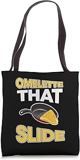 Funny Egg Puns Breakfast Omelette That Slide Breakfast Tote Bag
