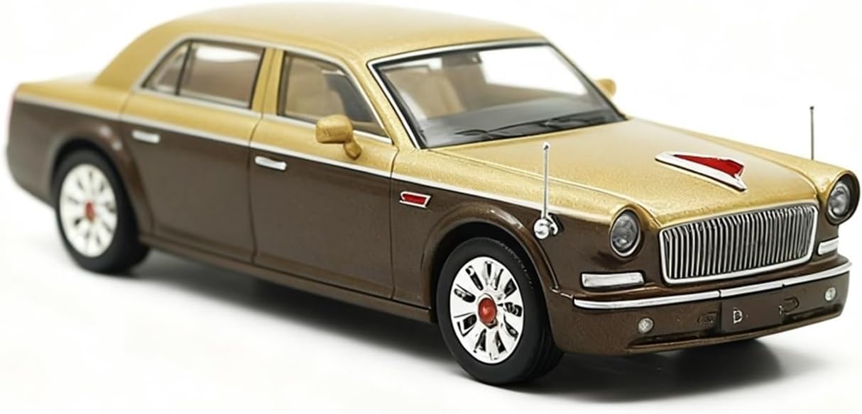 Model Toy Car 1:64 for Red Flag L5 Courtesy Car Metal Collectible Model Cars Static Display of Commemorative Gifts(Black)