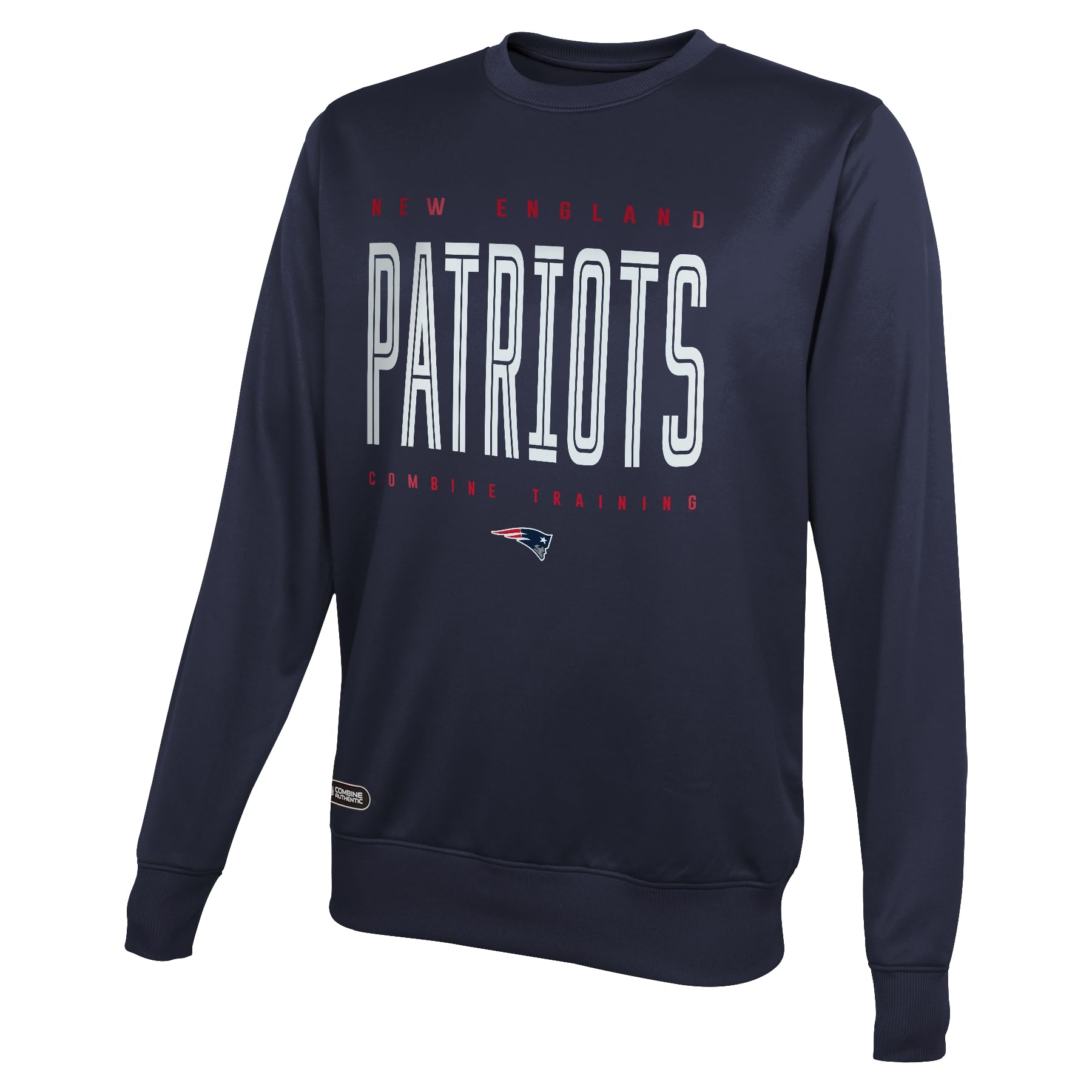 Outerstuff NFL Kids Youth 8-20 Offiziell lizenziertes Top Pick Team Color Performance Primary Logo Pullover Crewneck Sweatshirt