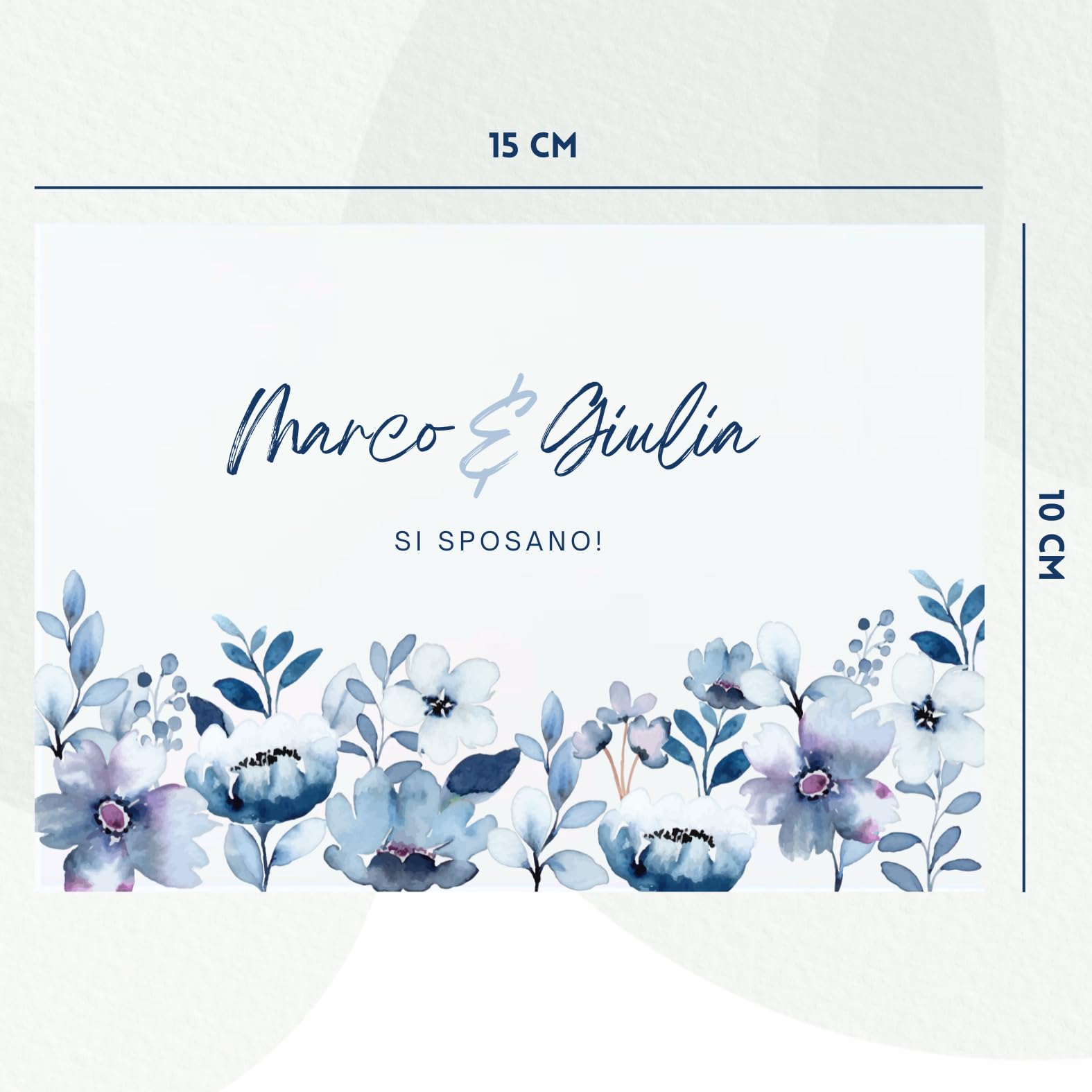 20 Pezzi Partecipazioni Matrimonio Nozze Personalizzate Moderne Eleganti con Stampa Inclusa ed Economiche con Busta, Inviti Personalizzati Vari Modelli a Tema (Modello 2)