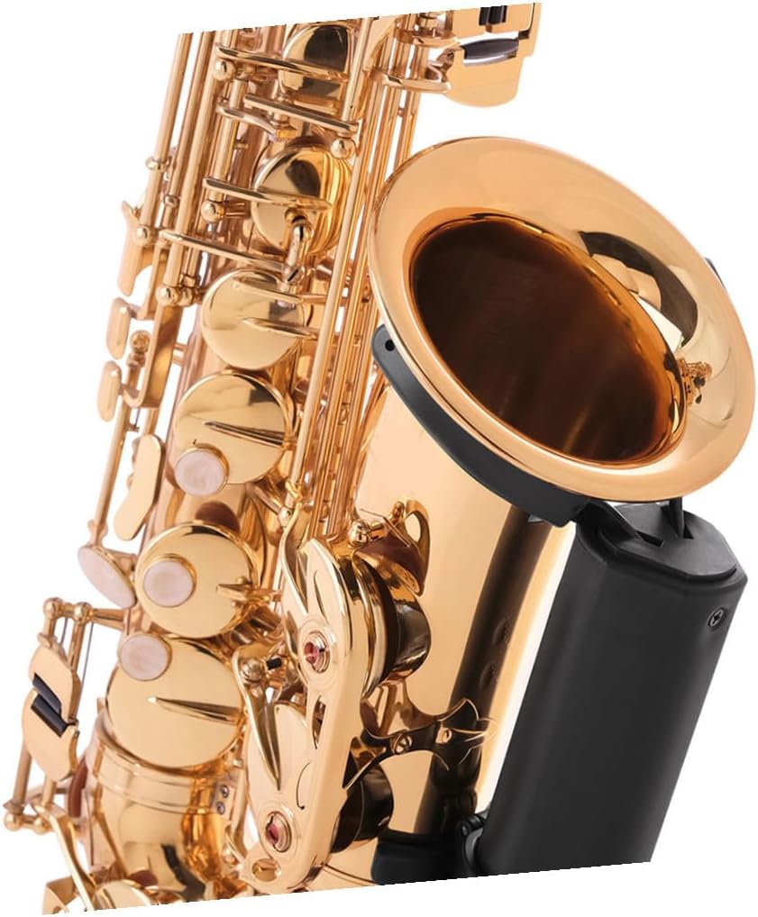 Foldable Tenor Saxophone Stand Rack with Black Portable Holder for Tenor Sax Storage and Display, Creative Saxophone Bracket Accessory for Music Practice and Performance