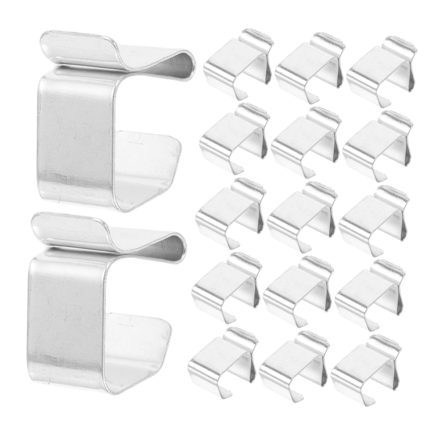 SEWACC 50pcs Outdoor Light Clips Metal Gutter Hooks for Easy Installation of Holiday Lights for Gardens Patios and Terraces Create Festive Ambiance with Space Saving Design