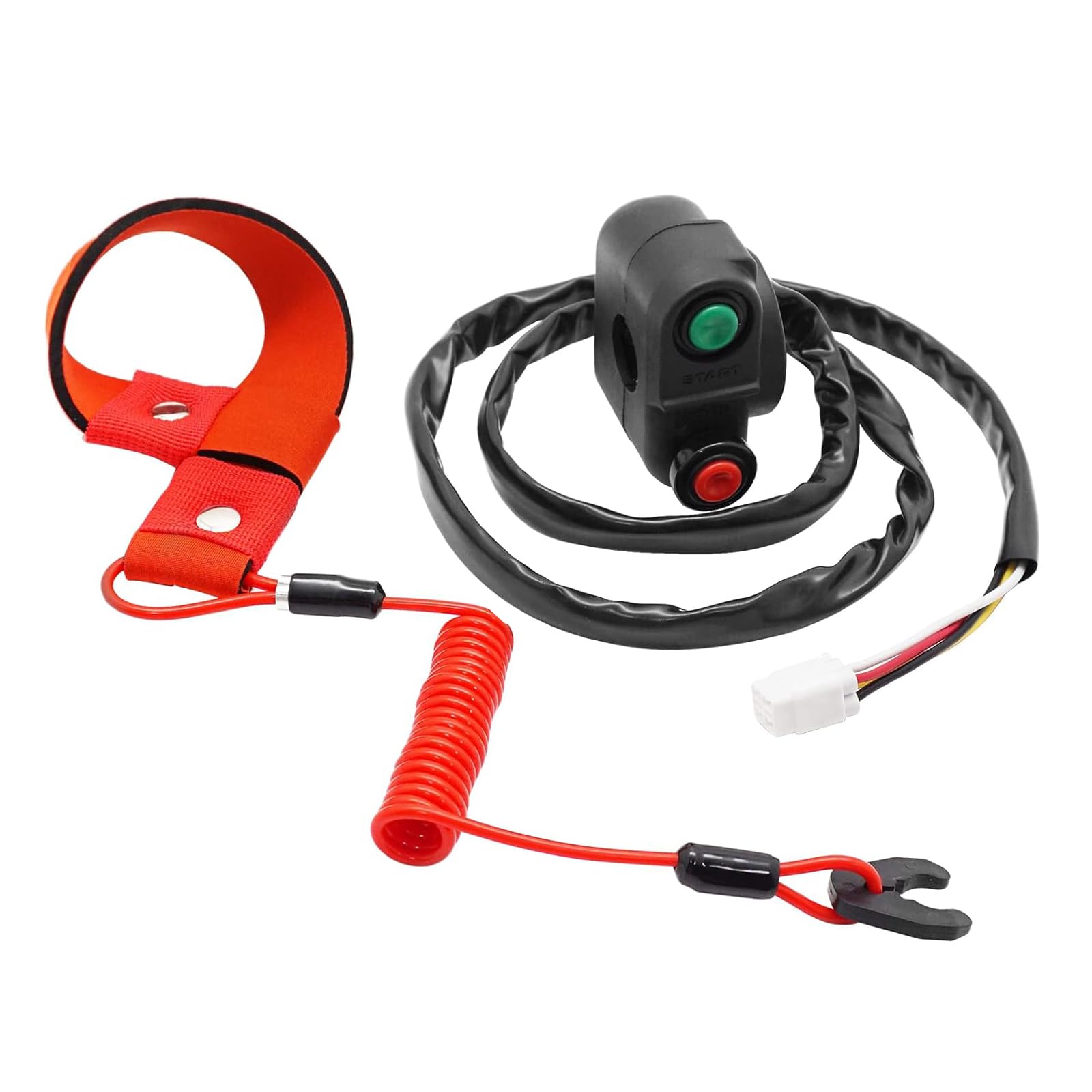 Interruptor manillar para Kawa-saki JT STX arranque-parada con cable de seguridad