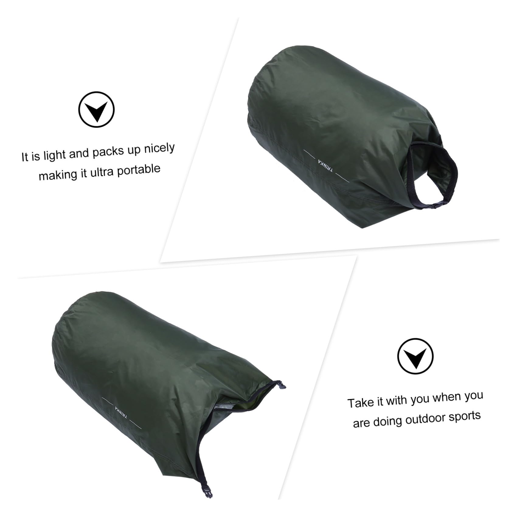 Anneome 2 Pezzi 40l Dry Sack Borsa Da Spiaggia Galleggiante Borsa Da Nuoto Per Campeggio E Pesca