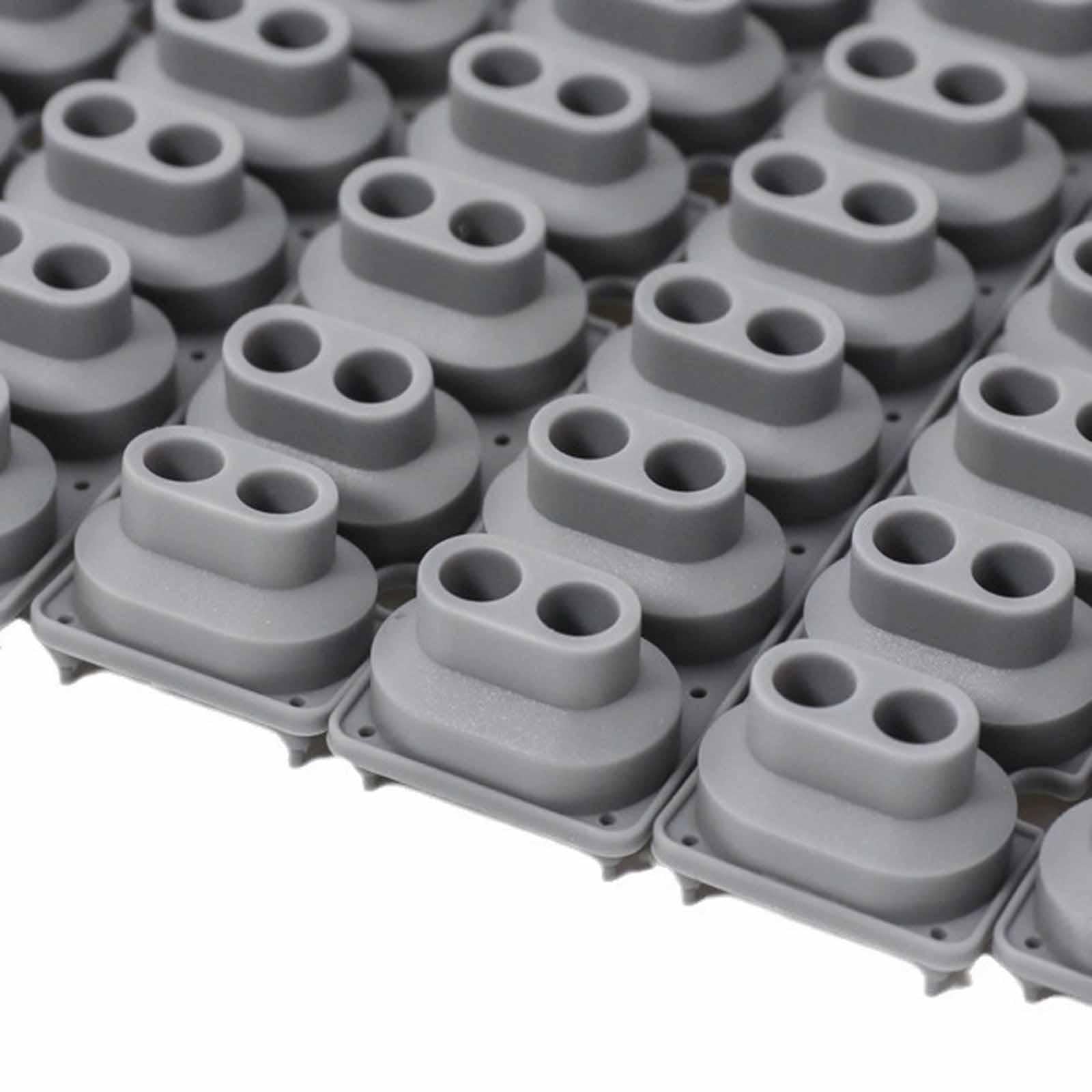 F Fityle 7 pezzi di striscia di contatto in silicone conduttivo per tastiera, accessori per pianoforte elettronico professionale leggero, striscia di contatto
